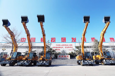 【2024開門紅】恒特挖掘機批量發車儀式!